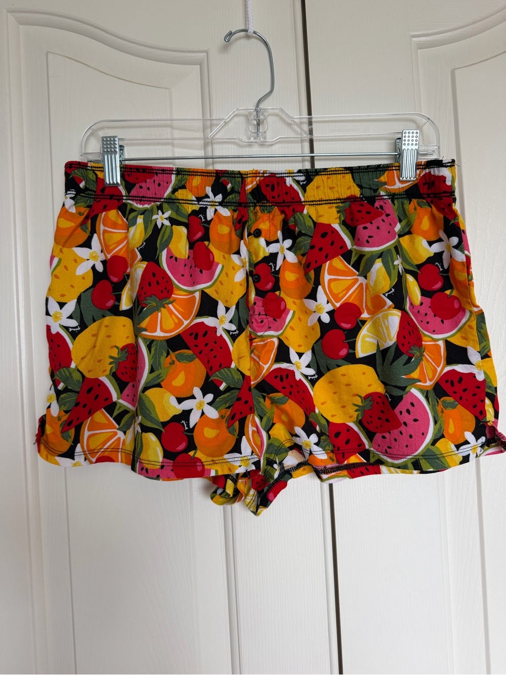 PINK Victoria's Secret Multicolor Fruit-Print Athletic Shorts